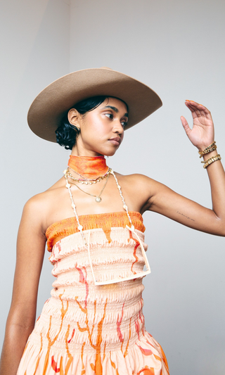 Strapless Mini Dress (Multi-Size) - Coral of Life