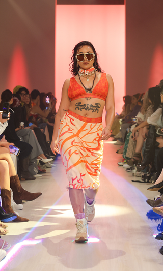 Bamboo Midi Skirt - Coral of Life