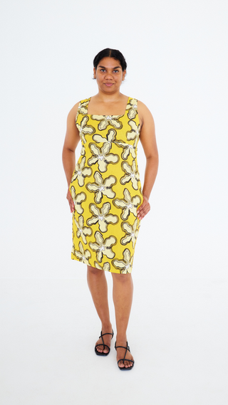 Season Midi Dress - Kapok Print