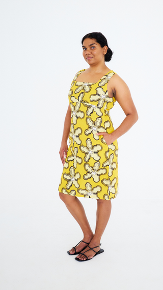 Season Midi Dress - Kapok Print