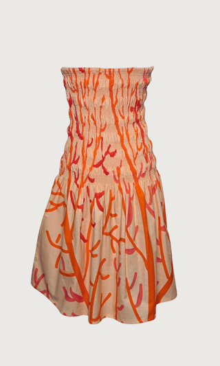 Strapless Mini Dress (Multi-Size) - Coral of Life