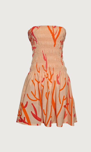 Strapless Mini Dress (Multi-Size) - Coral of Life