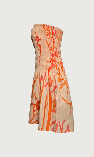 Strapless Mini Dress (Multi-Size) - Coral of Life
