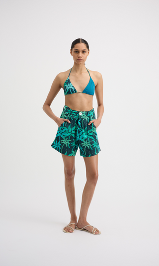 Pollen Shorts - Palm Print