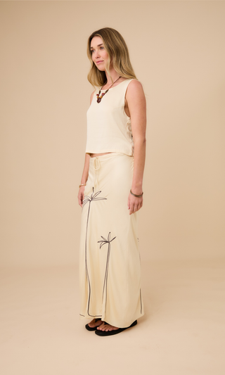 Bias Maxi Skirt Sand PRE-ORDER