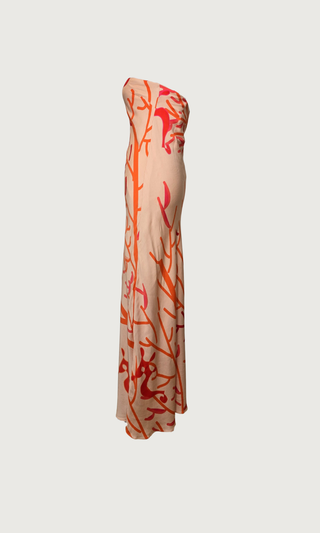 Strapless Bias Dress - Coral of Life