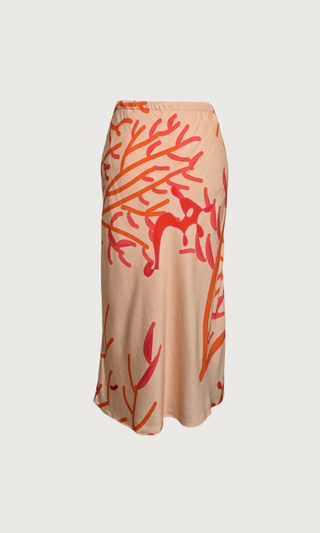 Bamboo Midi Skirt - Coral of Life