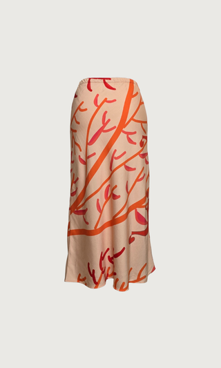 Bamboo Midi Skirt - Coral of Life