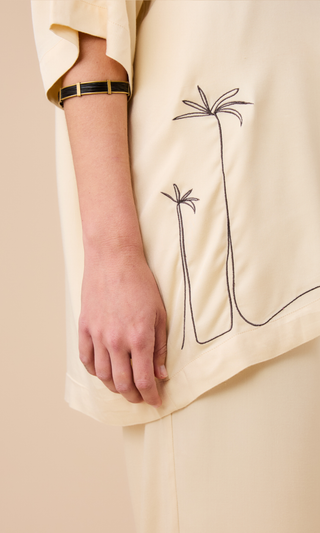 Bamboo Button-up Shirt Sand PRE-ORDER