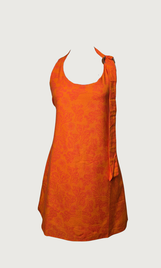 Halter Mini Dress - Seascape