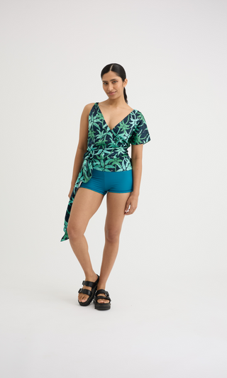 Queen Top - Palm Print