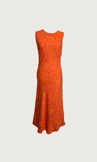 Bias Midi Dress - Seascape