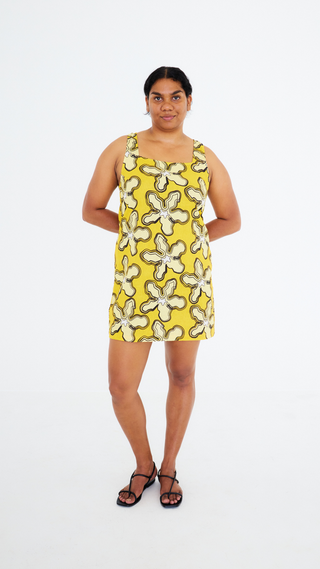 Balance Mini Dress - Kapok Print