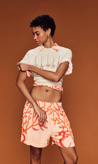Bamboo Shorts - Coral of Life