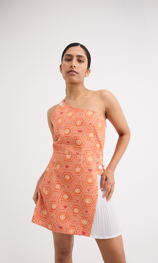 Stinger Mini Dress - Hive Print