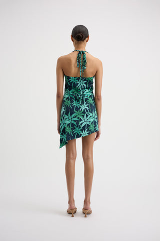 Lady Dress - Palm Print