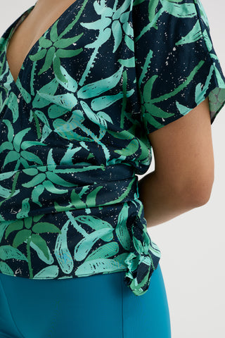 Queen Top - Palm Print