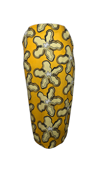 Arid Pencil Skirt - Kapok Print